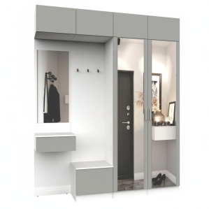 Набор мебели для прихожей "Марсель-212" МР 01-212 В2490 Ш2000 Г420 (ЛД..